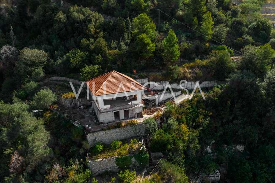 Construction of a 300 sqm villa in the city of Ventimiglia.