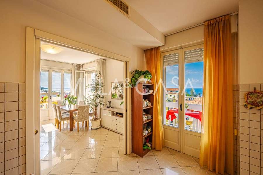 A five-room apartment is for sale in San Remo.