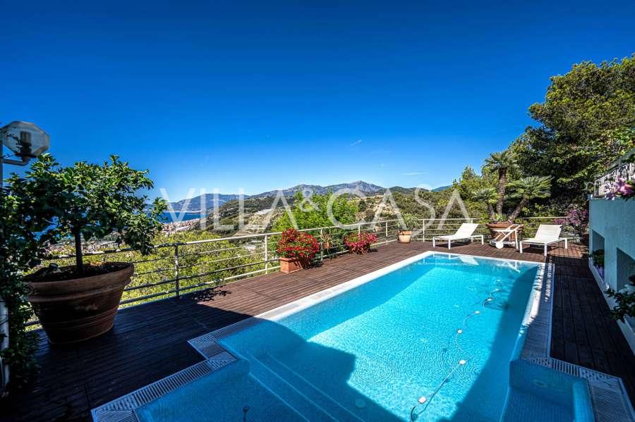 Villa with panoramic view of Monaco in Bordighera