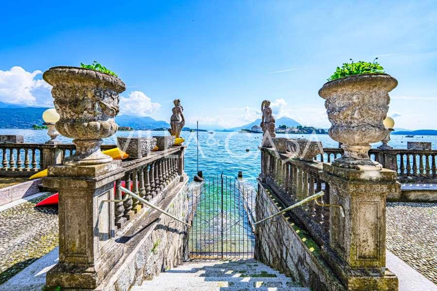 A villa is for sale in Stresa near the lake.