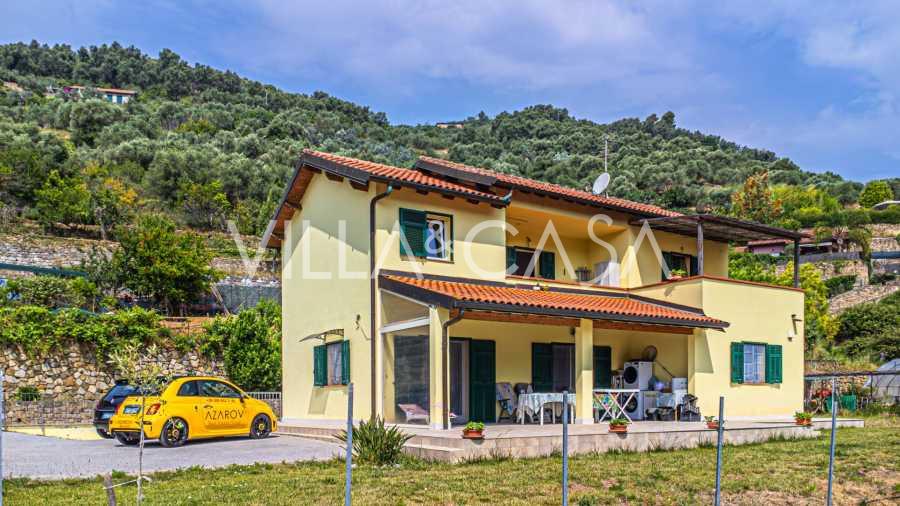 Panoramic view of the castle from the house