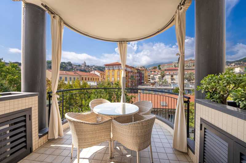 An apartment with three rooms in the center of Sanremo.