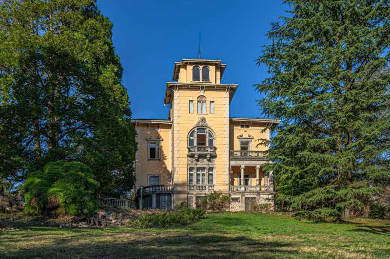 The villa is luxurious near Lake Constance in Switzerland.