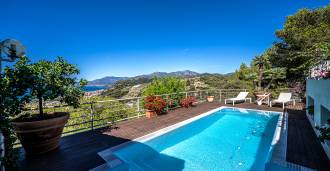 Villa with panoramic view of Monaco in Bordighera