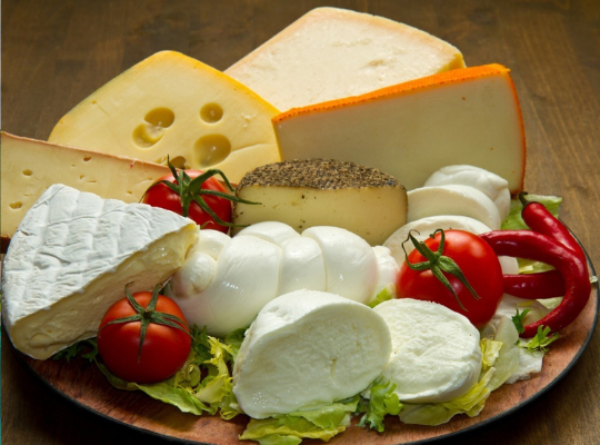 Gastronomic tour tasting the cheeses of Italy