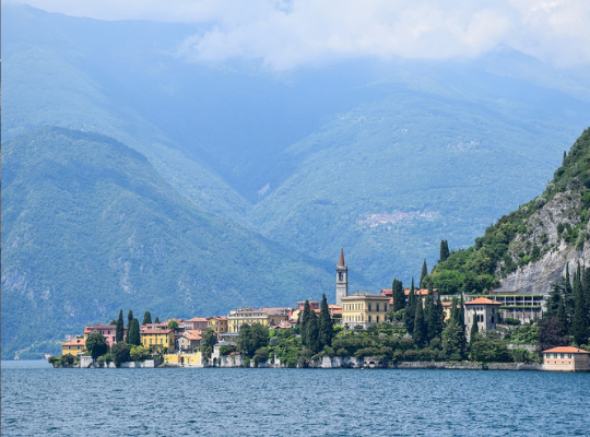 Beautiful lakes in Italy